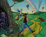 Joseph Watchman Kaliher, Tagliando i legami con un mostro dal sangue blu!!! Cutting off bonds with a blue-blooded monster!!!, 2004