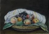 Nino Tirinnanzi, Cestino con frutta e tovagliolo
