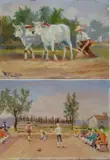 Renato Zini, Gioco delle bocce; Aratura