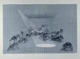Fabrizio Clerici, Interno con figure