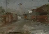 Folco Chiti Batelli, Paesaggio urbano, 1988