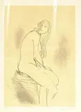 Ugo Capocchini, Nudo seduto, 1977