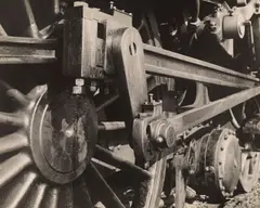 Albert Renger-Patzsch, Triebwerk einer Lokomotive, 1925, Vintage. Silbergelatineabzug