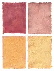Gotthard Graubner, Ohne Titel, 2003, 4-teilig: Jeweils Gouache auf festem Büttenpapier