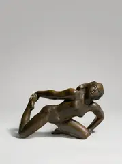 Kriechende by Georg Kolbe, 1922, Bronze mit rotbrauner Patina, sold Nov 2017