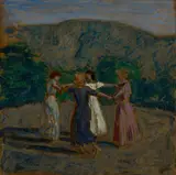 Franz von Stuck, Ringelreihe“ (Studie)
