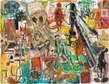 André Butzer, Ohne Titel (N-Donald), 2007, Öl auf Leinwand