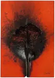 Ohne Titel by Otto Piene, 1974, Feuergouache auf Karton, sold Nov 2014