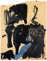 Stilleben by Georg Baselitz, 1977, Öl auf Papier, sold Nov 2013