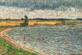 Christian Rohlfs, See mit Badenden