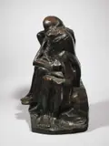 Käthe Kollwitz, Große Liebesgruppe II, 1913, Bronze mit brauner Patina. Höhe: 73 cm (28 ¾ in.)