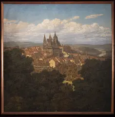 Josef Písecký, Hradčany, 1913, oil on canvas