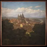 Josef Písecký, Hradčany, 1913, oil on canvas