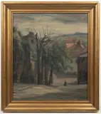 Jan Josef Šedivý, Alley in Stará Hora, 1927, oil on canvas