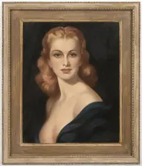 Jaroslav Veris, Parisian Woman, 1930s, oil on cardboard