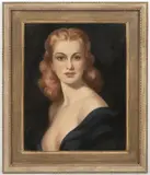 Jaroslav Veris, Parisian Woman, 1930s, oil on cardboard
