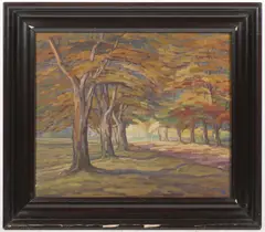 Ladislav J. Špitník, Stromovka, First half of 20th century, oil on canvas