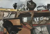 Jaroslav Klápště, Office, 1981, tempera, paper