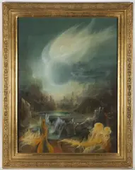 Rudolf Veverka, Romantic Natural History, 1970s, oil on cardboard