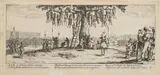 Jacques Callot, Miseries and Misfortunes of War - Hanging, 1633, etching, paper