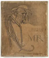 Felix Jenewein, Plague, 1901, lithography, paper