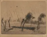 Max Švabinský, Rain