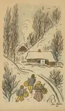 Josef Lada, Carolers, 1936, coloured lithography, paper