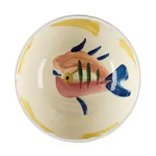 Pablo Picasso, Fish Service (26), 1947, White earthenware clay, decoration in engobes and oxides under glaze
