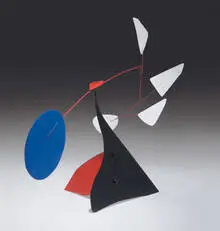 Alexander Calder, Quatre Blancs, 1976, Sheet metal, wire, and paint