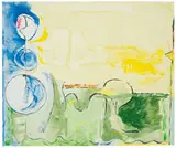 Flotilla by Helen Frankenthaler, 2006, Color screenprint on paper, sold May 2015