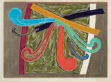 Puerto Rican Blue Pigeon (from Exotic Bird Series) by Frank Stella, 1977, Offset lithograph and color screenprint on Arches 88 mould-made paper, sold May 2015
