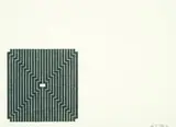 Avicenna (from the Aluminum Series) by Frank Stella, 1970, 3-color lithograph and screenprint on Special Arjomari paper, sold May 2015