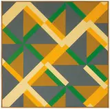 Karl Stanley Benjamin, #17, 1984, Oil on canvas