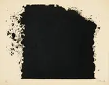 Richard Serra, Cool Down, 1996, 1-color etching on Pasquale de Ponte, Mexico Goitia watercolor cream paper