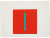 Max Gimblett, Study after Orange/Green, 1978, Marker on paper