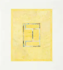 Robin Bright, Untitled; Virden (2), Mixed media on paper; pigment on plaster