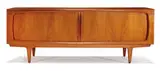 Mid-Century Modern, Tambour door credenza
