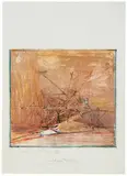 Nathan Oliveira, Autunno in Toscano 1986 1, 1986, Monotype on paper