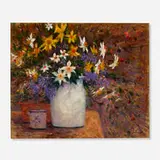 Anthony Michael Autorino, Spring Flowers, 1989, oil on Masonite