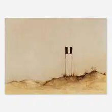 James Taylor, Sand Dunes I, oil on canvas