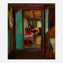 Joseph Newman, Our Rockport Camp, oil on canvas