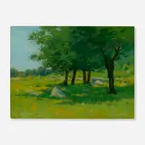 Charles Warren Eaton, Stand of Trees, oil on artist board