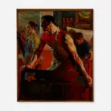 Walter Dean Goldbeck, Untitled, oil on canvas board