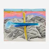 Choi Wook-Kyung, Untitled, 1984, oil and graphite on canvas