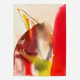 Paul Jenkins, Phenomena Bow Carrier, 1967, watercolor on Arches
