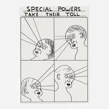 Untitled by David Shrigley, 2014, ink on paper, sold Nov 2022