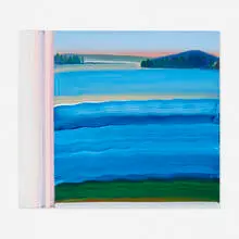 Blue Wave by Elizabeth Osborne, 1999-2000, oil on panel, sold Nov 2022