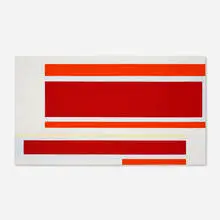 Rising Horizontal by Ilya Bolotowsky, 1968, oil on canvas, sold Nov 2022