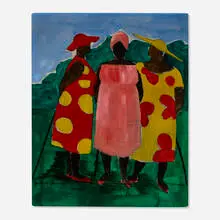 Jonathan Green, Untitled, 1986, oil on Masonite