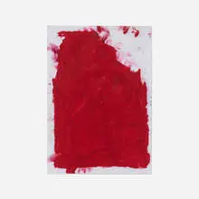Untitled by Hermann Nitsch, 2021, mixed media on paper, sold Nov 2022